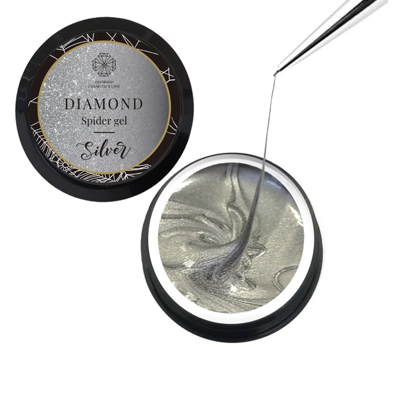 Aba Group SPIDER GEL 5 Ml – Nageldesign-Gel Für Spinnennetz-Muster, Gold